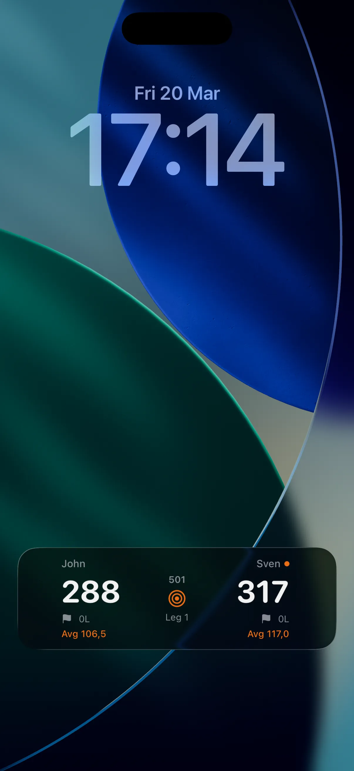 PilPlay Live Activity on iOS lock screen